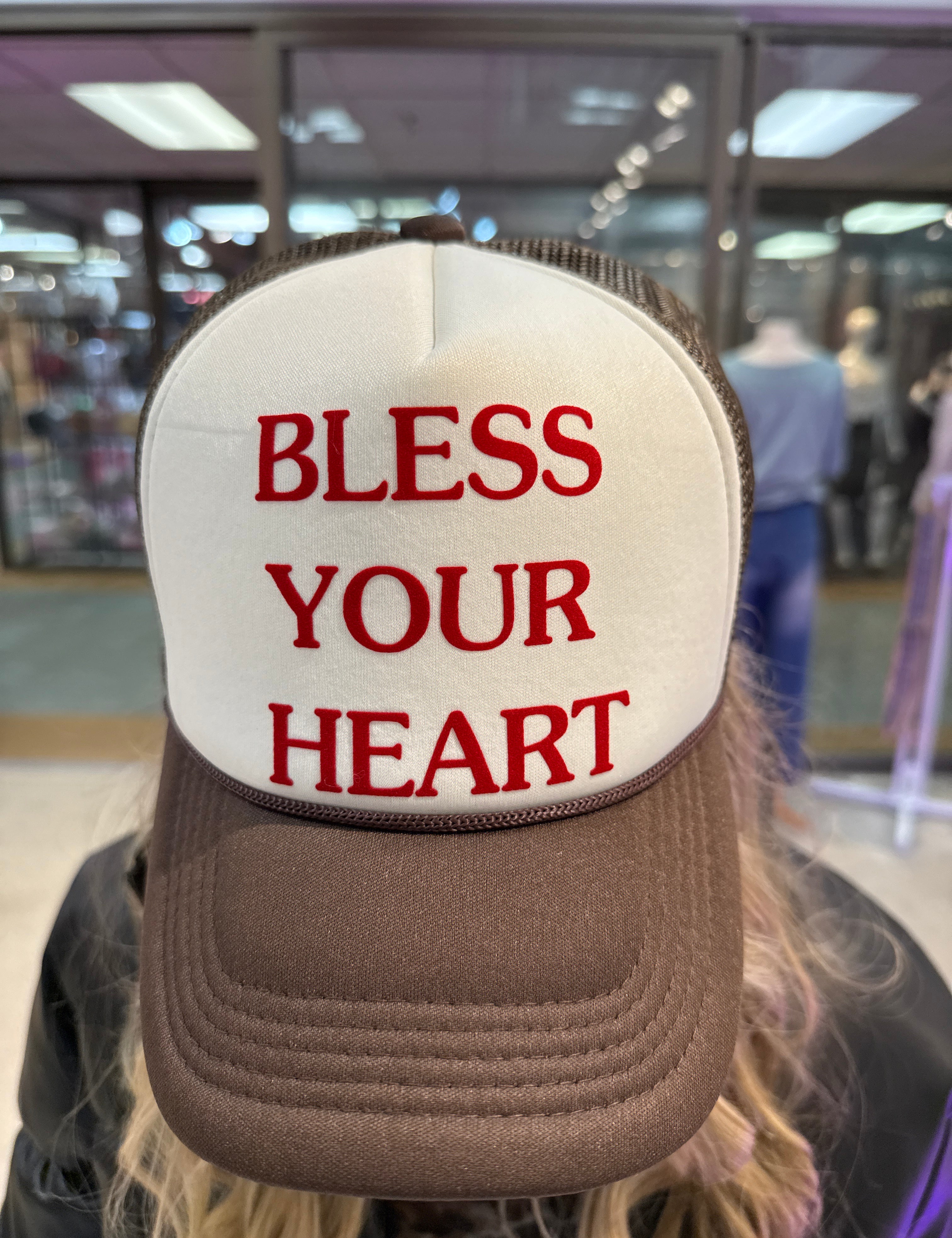 TRUCK STOP Bless Your Heart Trucker Hat on Simply Obsessed