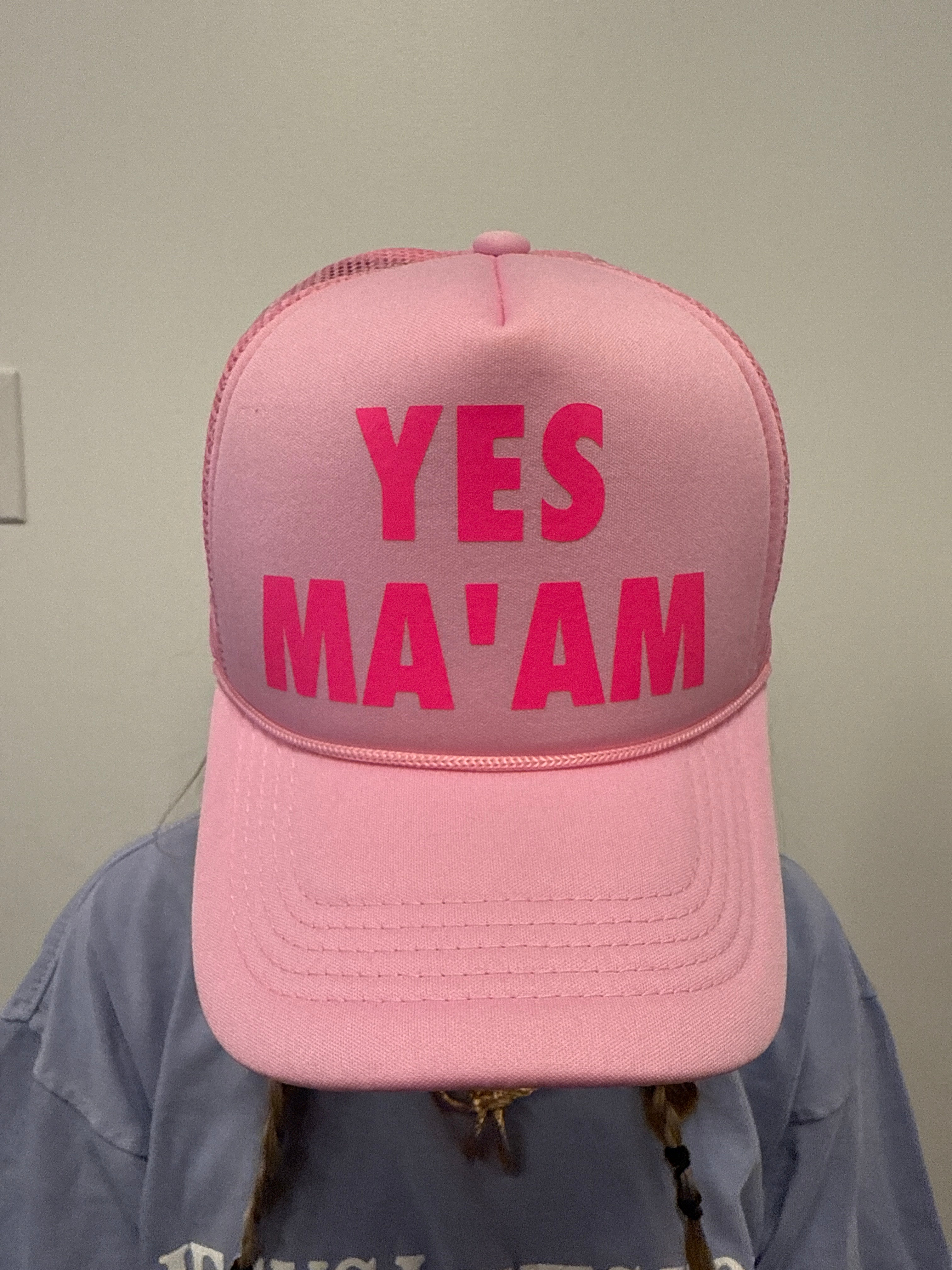 TRUCK STOP Yes Ma'am Trucker Hat on Simply Obsessed