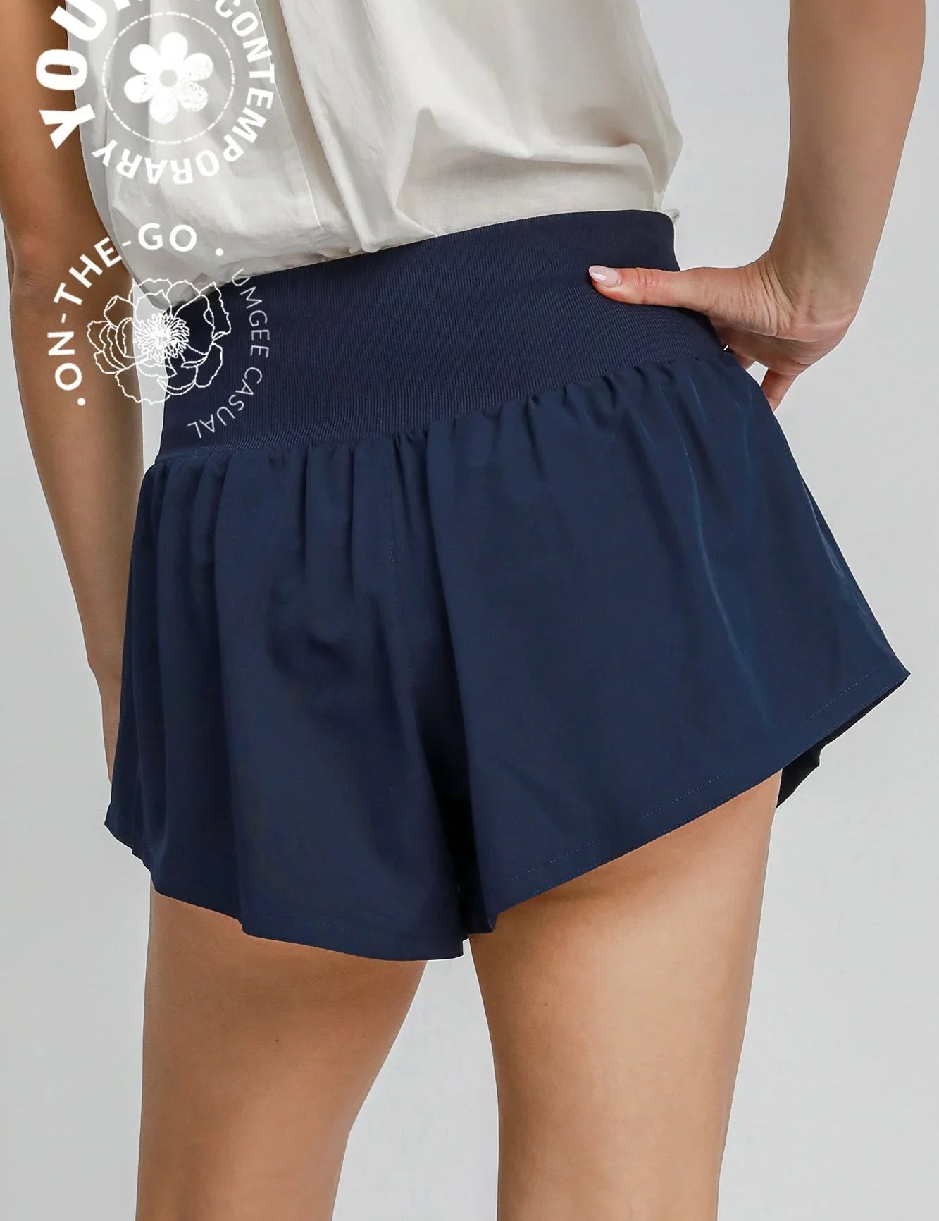 UMGEE Lined Brief Shorts - NAVY on Simply Obsessed