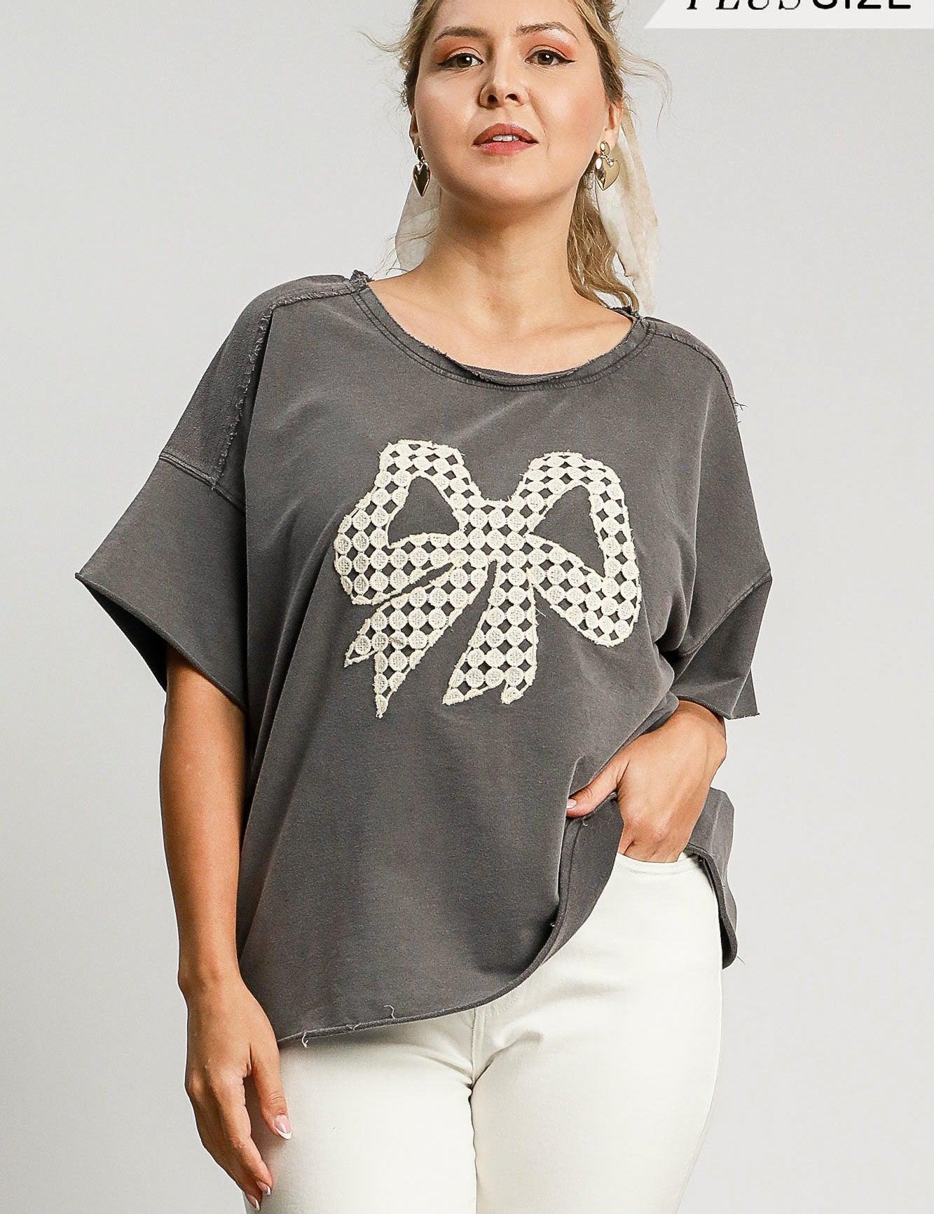  Ribbon Lace Applique - CHARCOAL on Simply Obsessed
