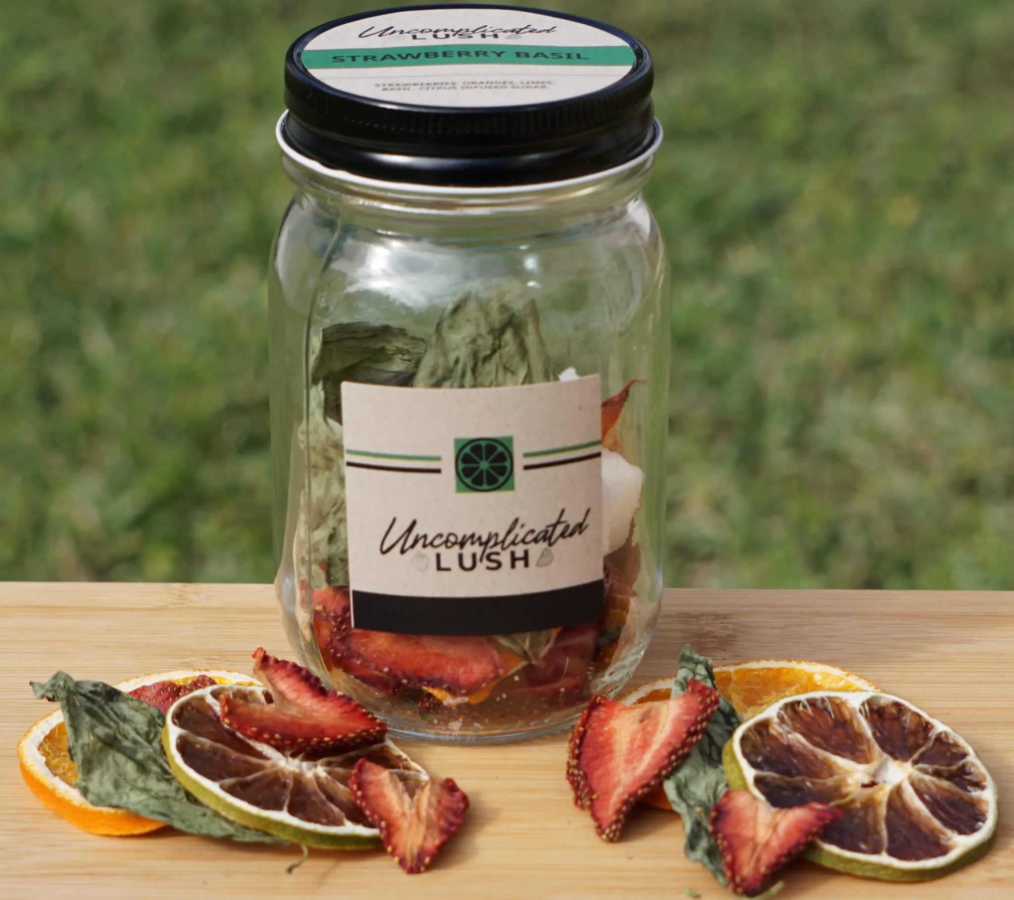 UNCOMPLICATED LUSH Cocktail Infusion Kit - STRAWBERRY BASIL on Simply Obsessed