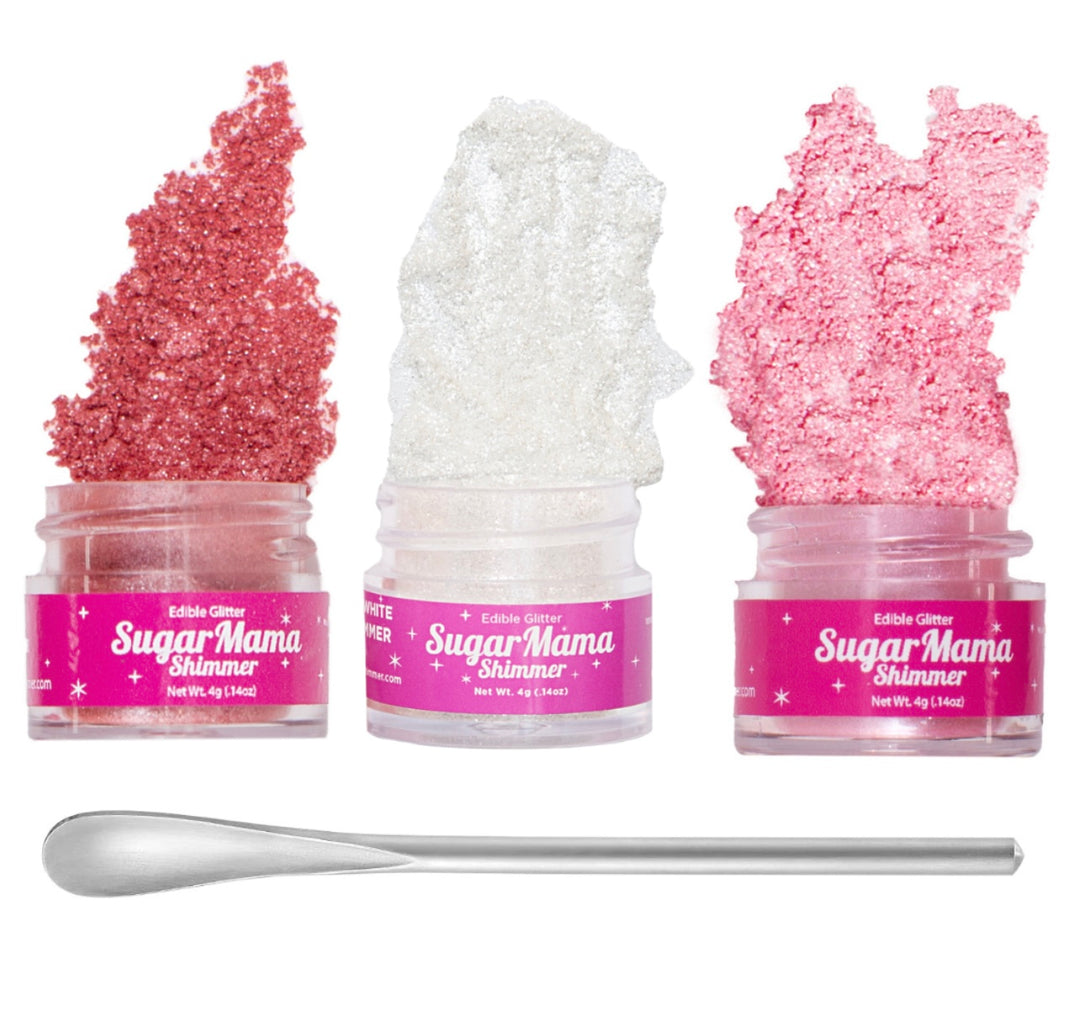 V-Day White Sugar Mama Shimmer Bundle on Simply Obsessed