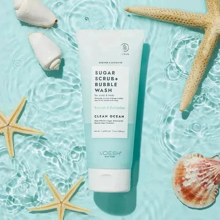 VOESH Sugar Scrub + Bubble Wash (Scalp + Body) on Simply Obsessed