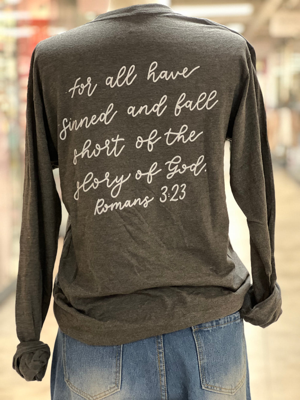 We All Need Jesus Long Sleeve on Simply Obsessed