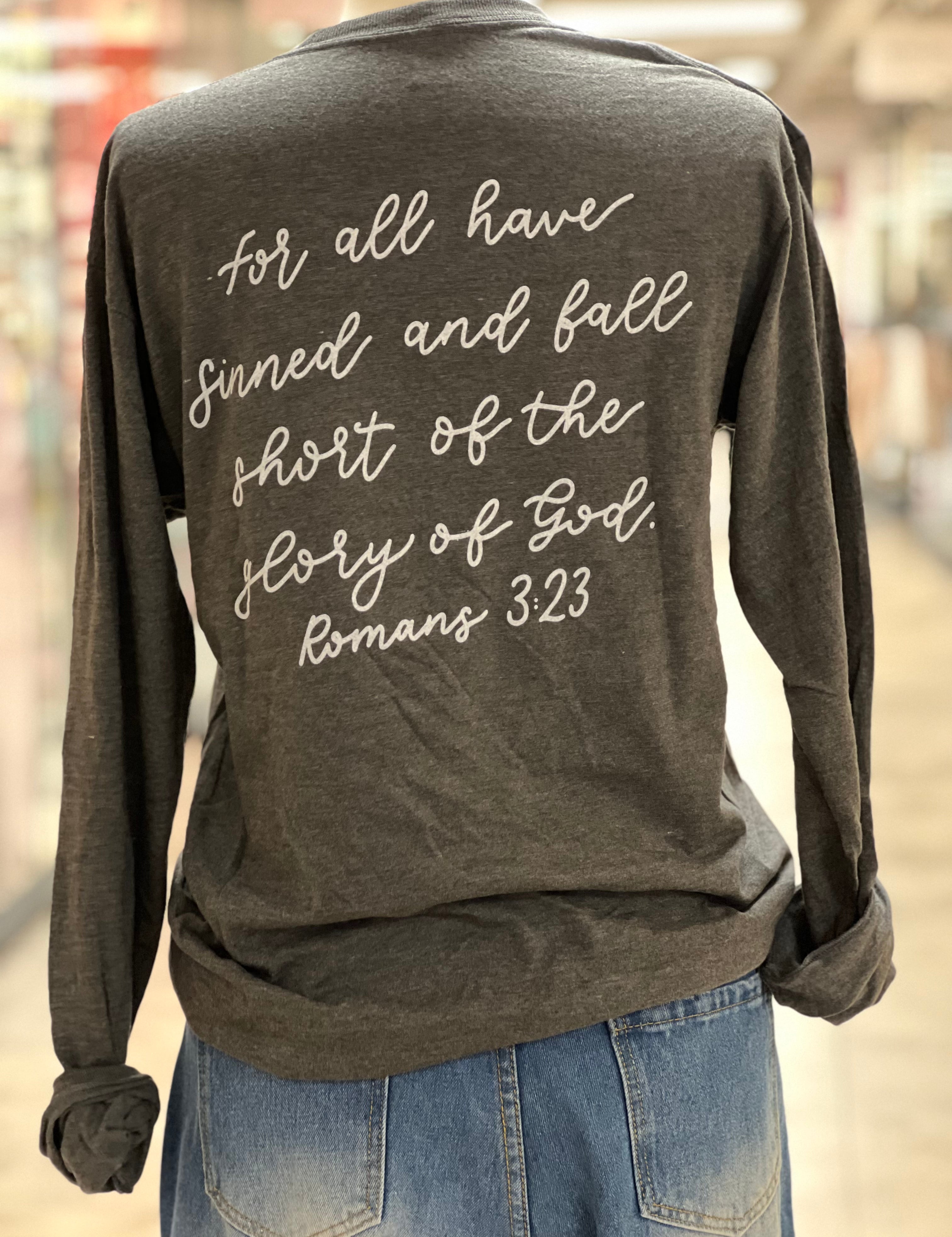 We All Need Jesus Long Sleeve on Simply Obsessed