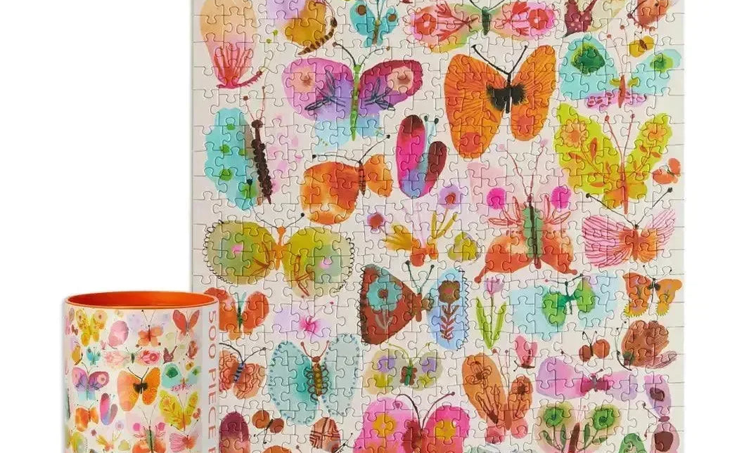 WERKSHOPPE Butterfly 500pc Puzzle on Simply Obsessed