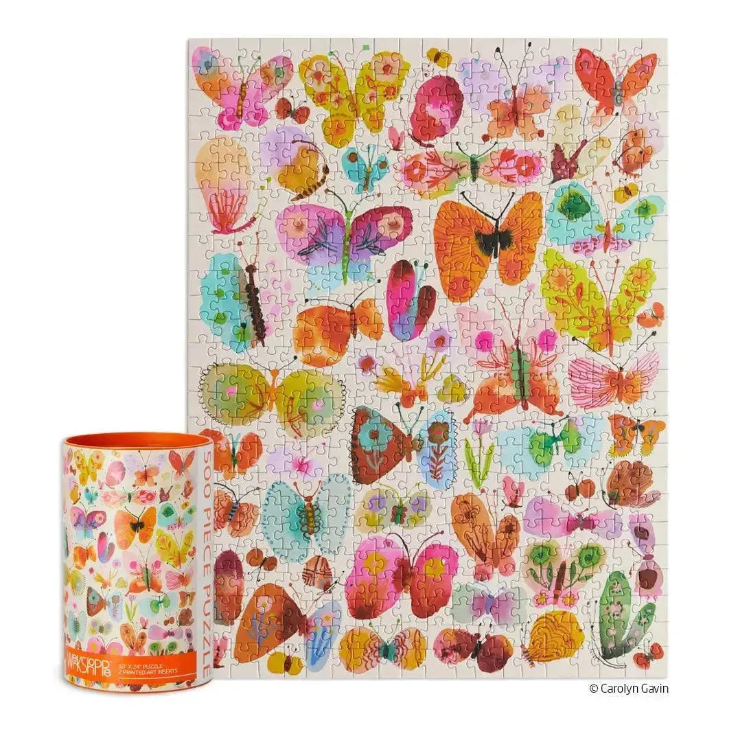 WERKSHOPPE Butterfly 500pc Puzzle on Simply Obsessed