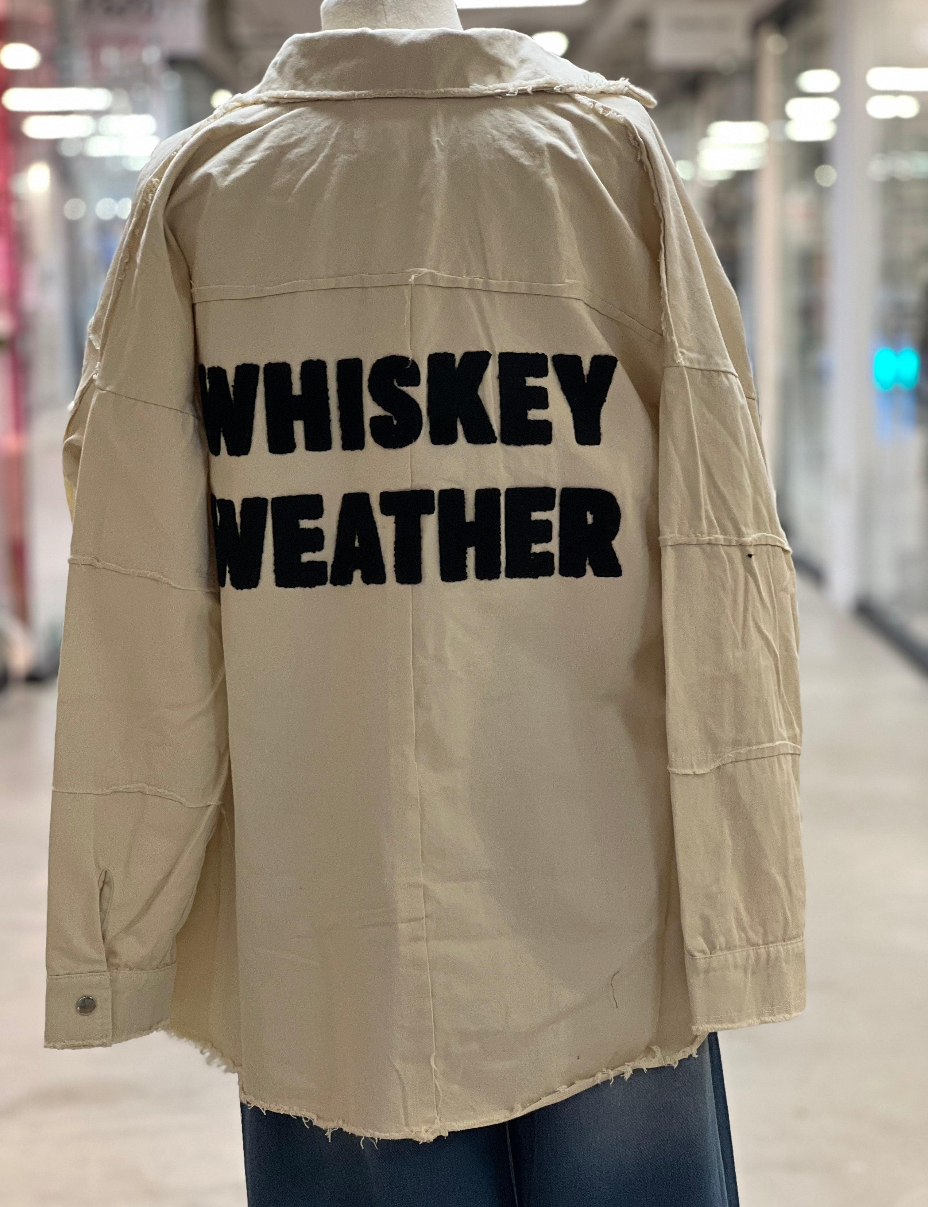 Whiskey Weather Shacket on Simply Obsessed