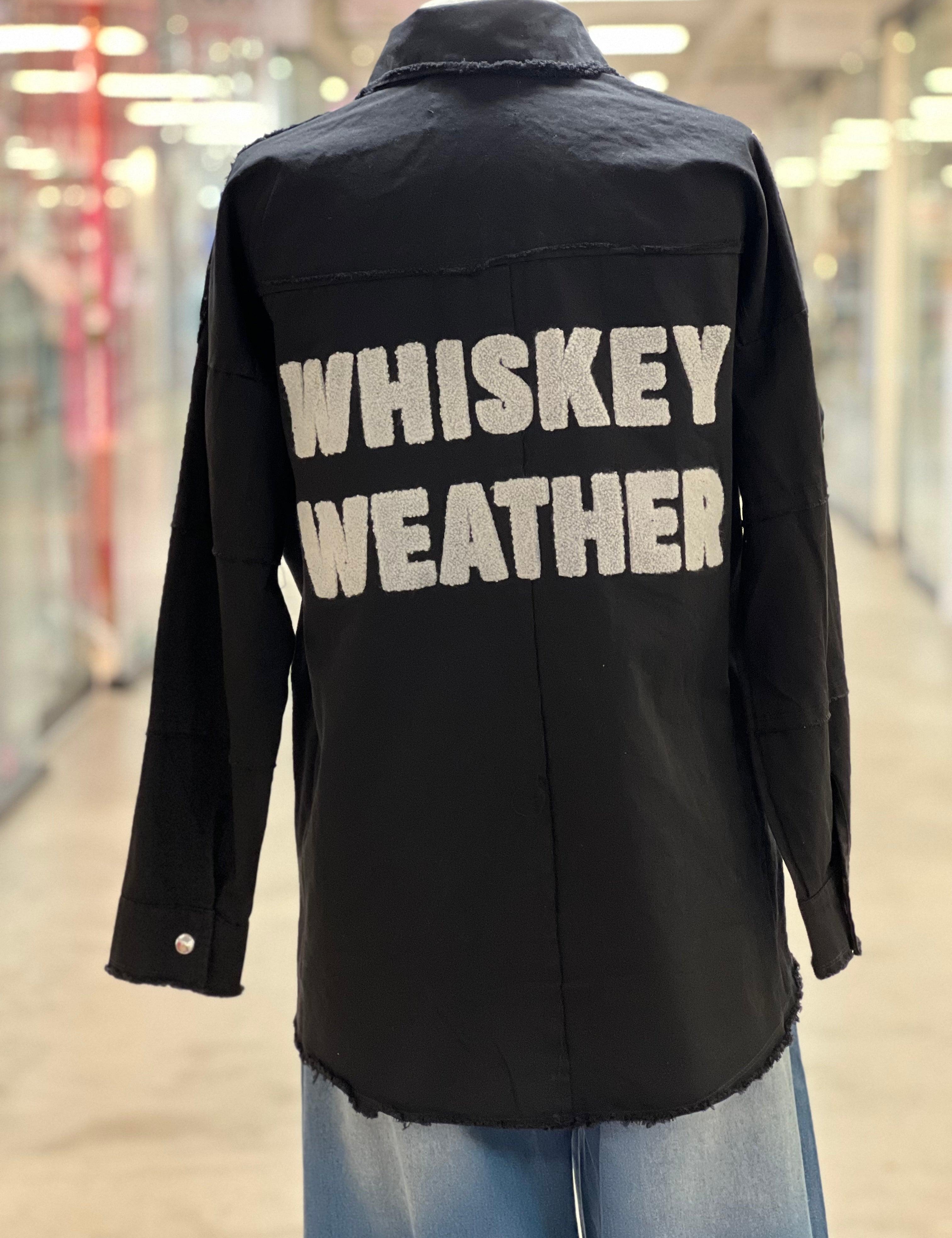 Whiskey Weather Shacket on Simply Obsessed