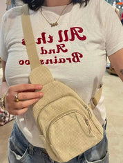 WS: Corduroy Sling Bag on Simply Obsessed