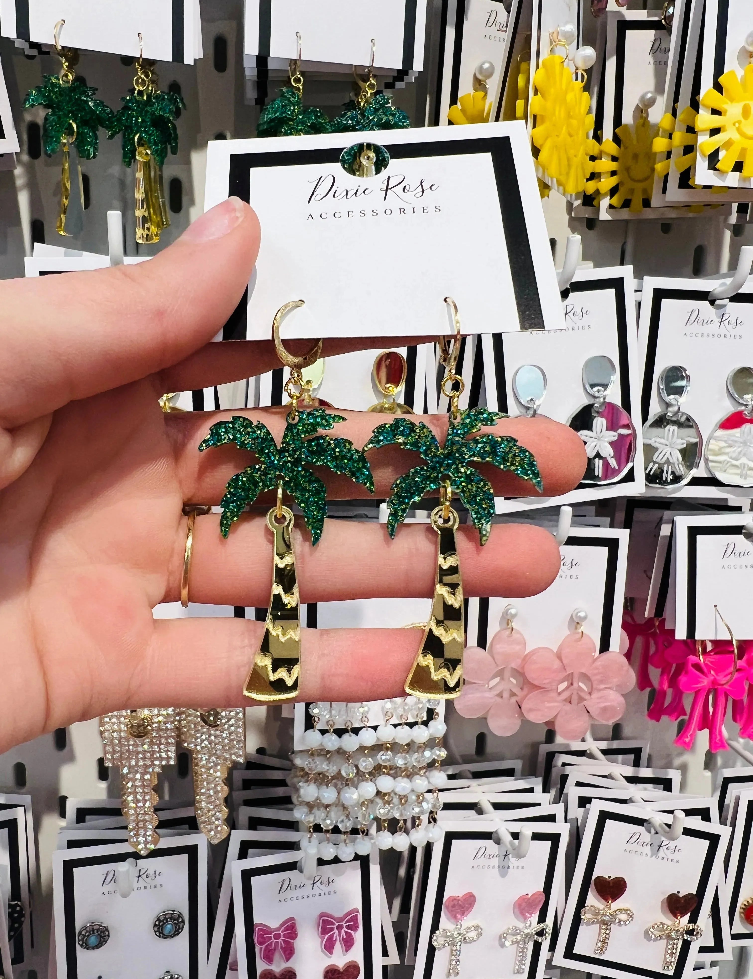 WS: Palm Tree Earrings on Simply Obsessed